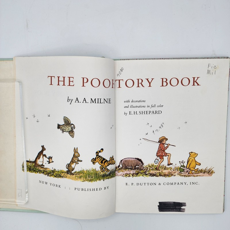 The Pooh Story Book 1965 A.A. Milne E.H. Shepard (G) E.P. Dutton Library Copy gallery