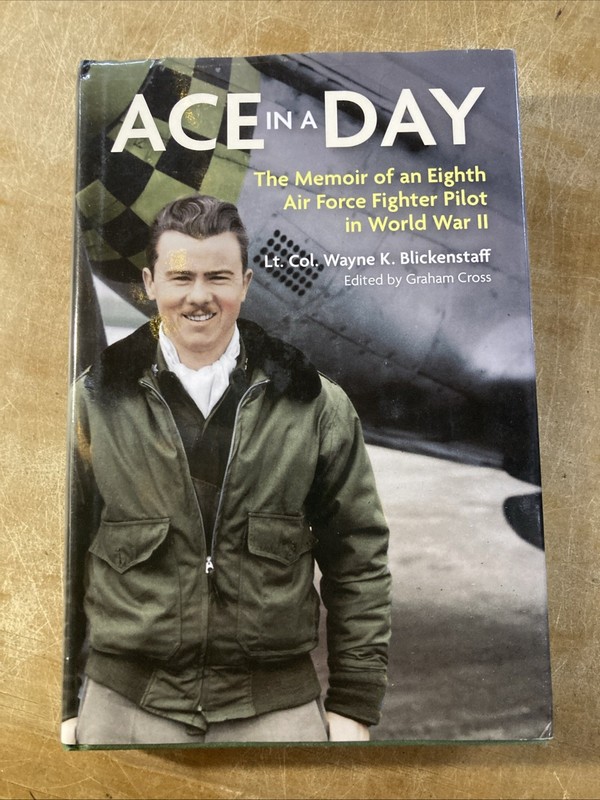 WW II 8th Air Force 353rd Fighter Group P-47 / P-51 Pilot «ACE IN A DAY» HCDJ