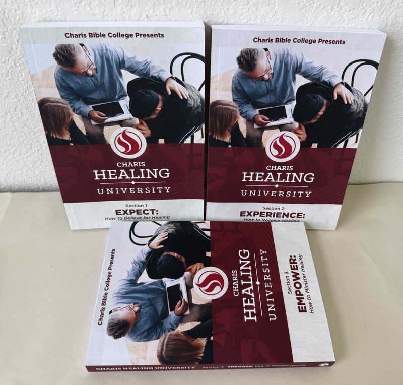 Charis Bible College Healing University Box Set 3 Books NO USB DRIVE