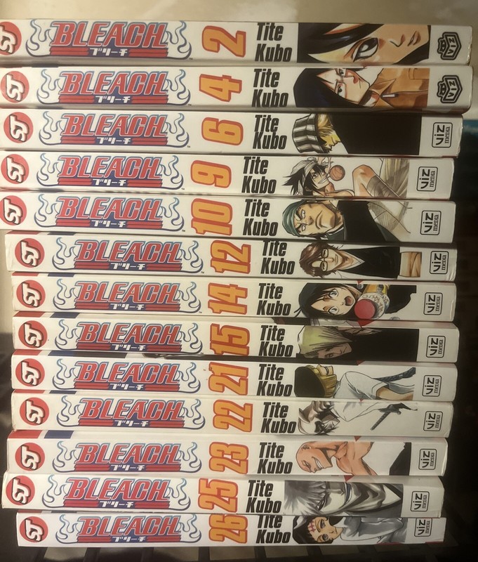 Shonen Jump Bleach Book Lot of 13 English Manga Books – Viz – Tite Kubo