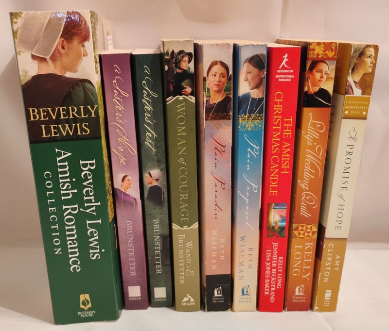 Amish Romance Novel Book Lot Of 9 Books Novels One 3 in 1 Book