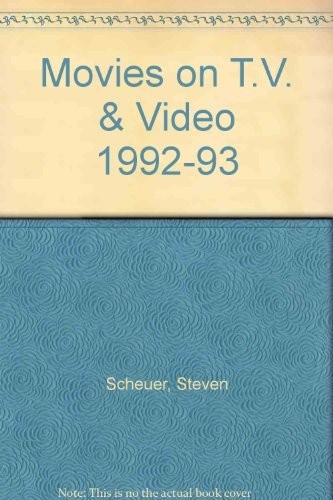 Movies on T.V. & Video 1992-93 – hardcover Scheuer, Steven