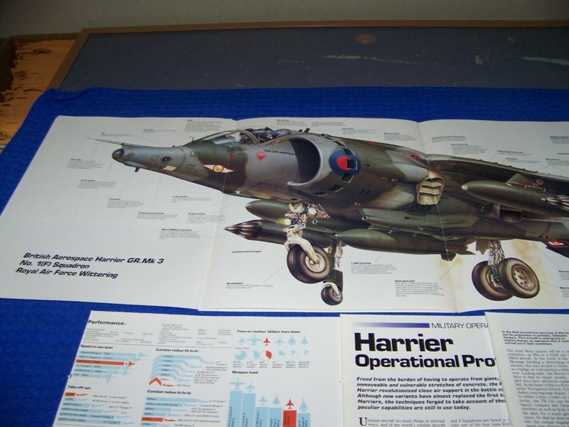 B.A. HARRIER GR. MK3..CUTAWAY/4-PAGE POSTER/3-VIEWS/SPECS/PROFILES (349EE) gallery