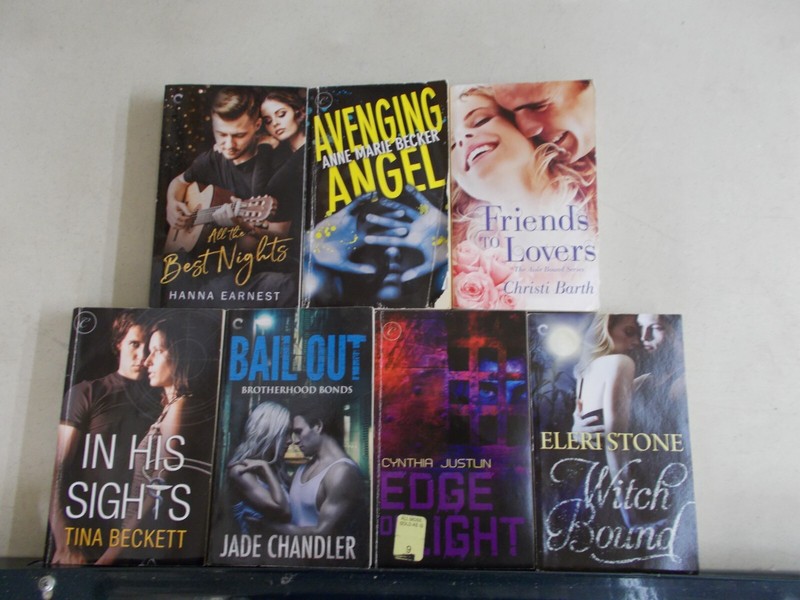 7 CARINA PRESS NOVELS # PB AVENGING FRIENDS BAIL OUT WITCH EDGE BEST NIGHTS
