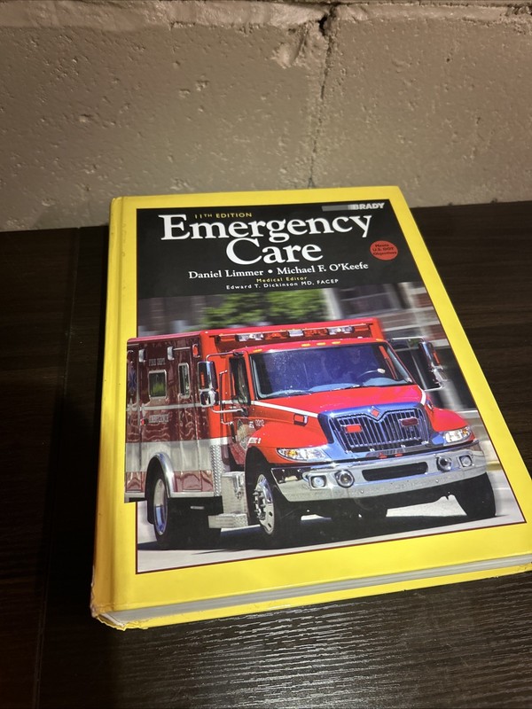 Emergency Care Textbook 11th Edition EMT Brady Books Daniel Limmer Hardcover