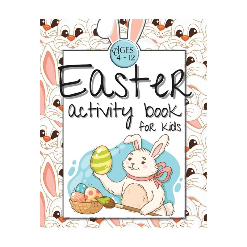 Easter Activity Book for Kids Ages 4-12: Easter Gift Activity Book for Kids B…