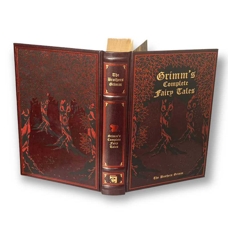 New GRIMM'S COMPLETE FAIRY TALES Deluxe Leather Bound Classics by Margaret Hunt gallery