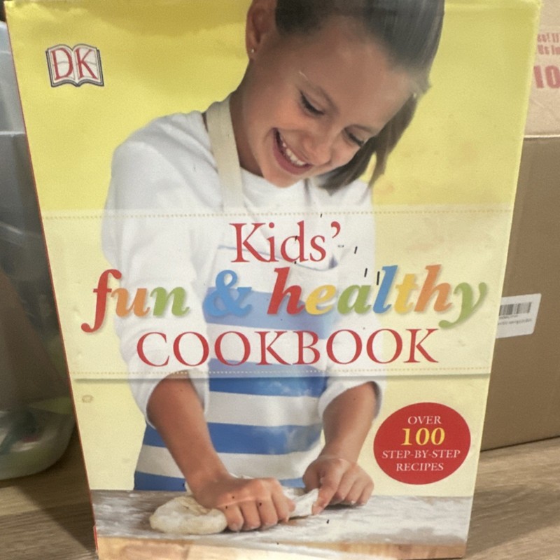 DK Kids’ Fun & Healthy Cookbook – Hardcover – Cookbook for Ages 4-12