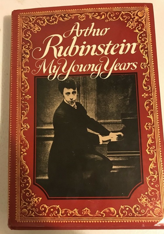Arthur Rubinstein My Young Years Alford A. Knopf 1973 1st Edition Hardcover Book