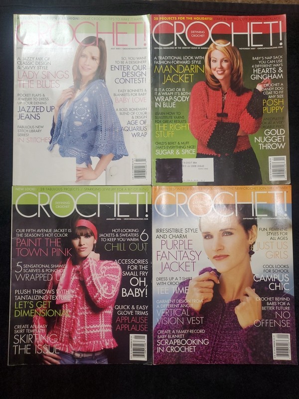 Crochet! Magazine Lot Of 4