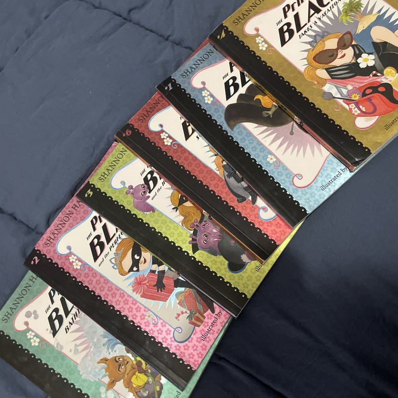 Princess in Black Set by Shannon Hale & Dean Hale Illustrated Paperback Ages 4-8