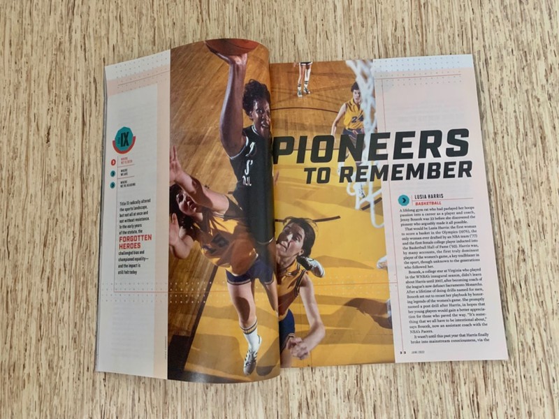 Sports Illustrated Magazine 50 Years Of Women In Sports Title IX **June 2022** gallery