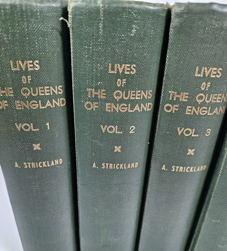 Lives of the Queens of England Agnes Strickland 1851-52 English Princesses HB gallery