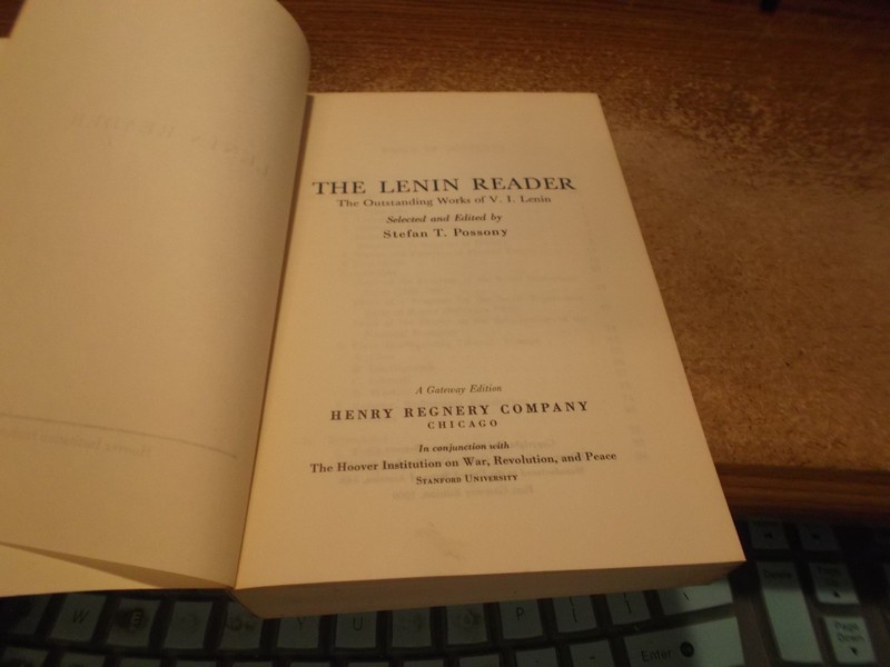The Lenin Reader - Outstanding Works by V. I. Lenin - 1969 - Gateway Edition gallery