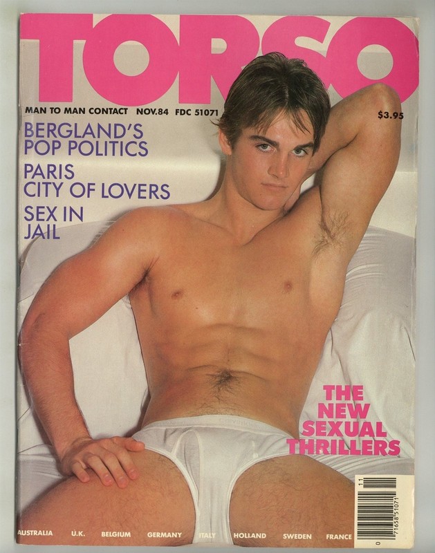 Torso 1984 Steve Henson Cover, Todd Russell Nova Studio 100p Gay Magazine M39117