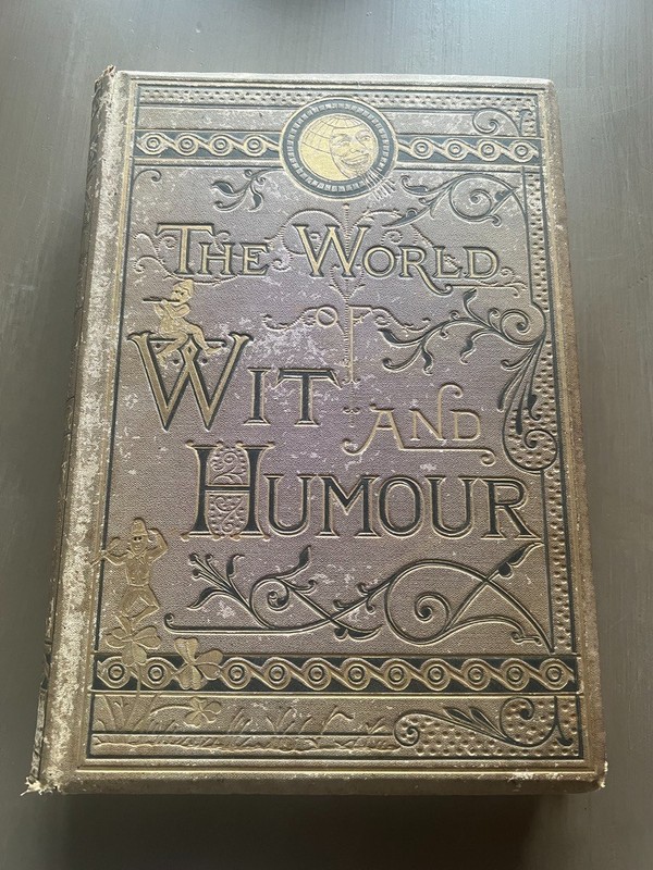 Antique The World Of Wit And Humour George Manville Fenn Illustrated Victorian