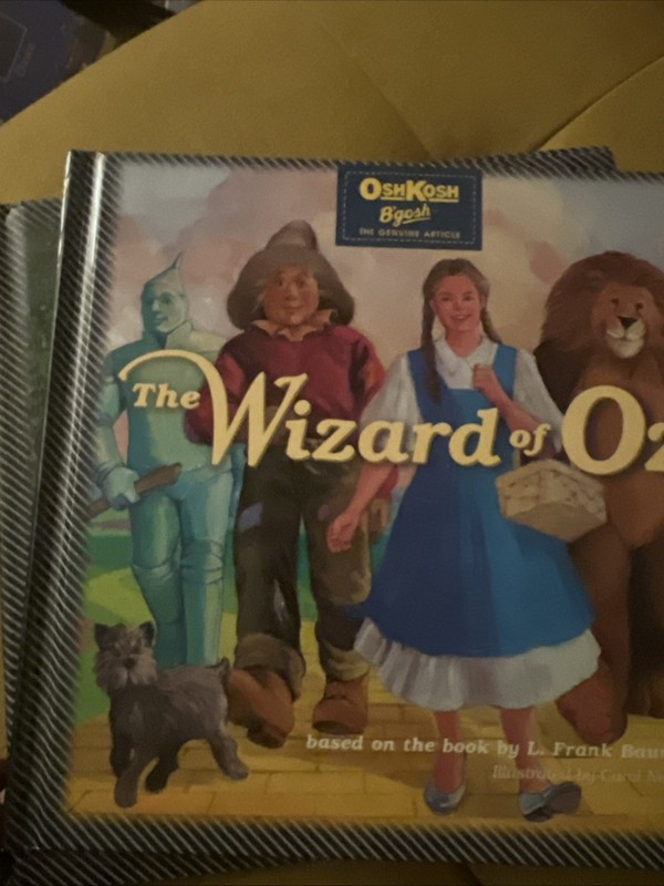 Wizard Of Oz & Tom Sawyer 1998 Hardcover Oshkosh B’gosh Mark Twain Free Gift ????