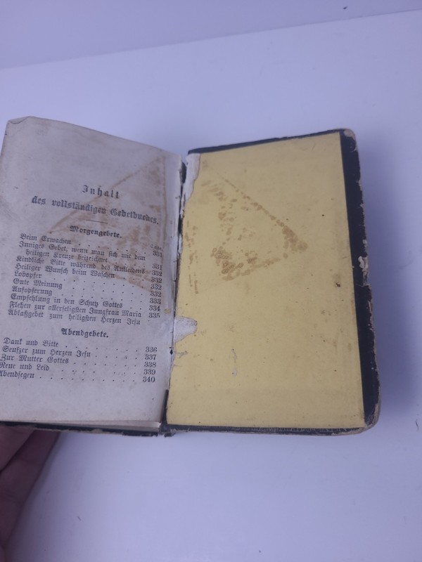 Antique German Edition "Imitation Of Christ" Leather Bound Inscribed gallery