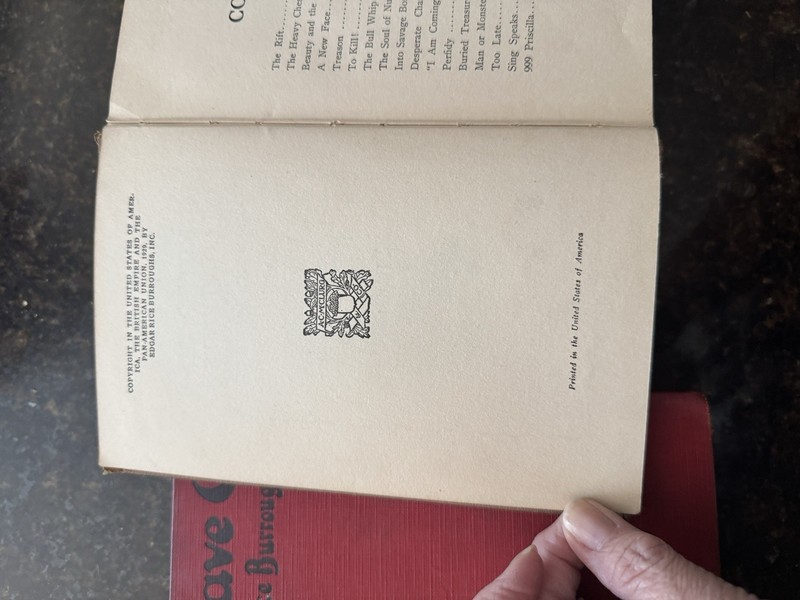 Edgar Rice Burroughs Lot of 6 Hardcover Illustrated Signed/Inscribed 1927 G&D gallery