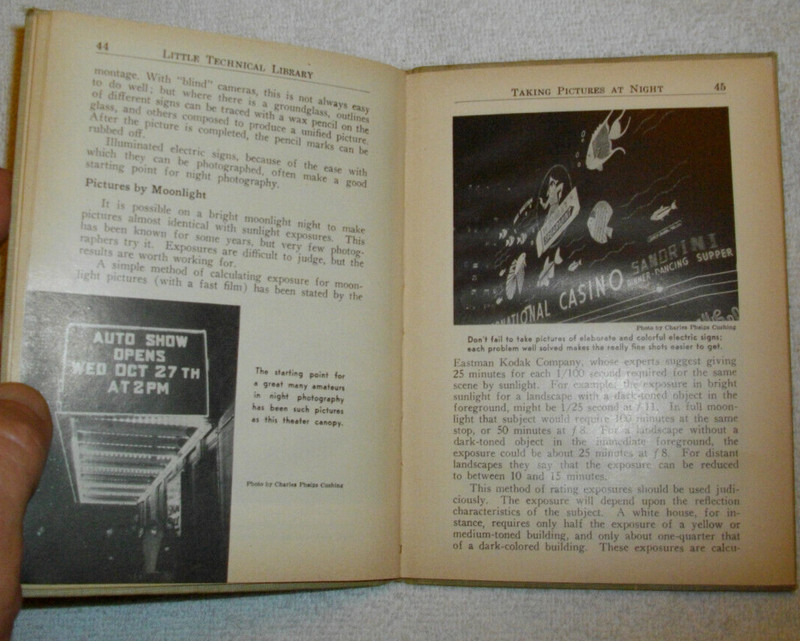 B/W PHOTOS Taking Pictures at Night Vintage Photography NYC 1949 Robert W. Brown