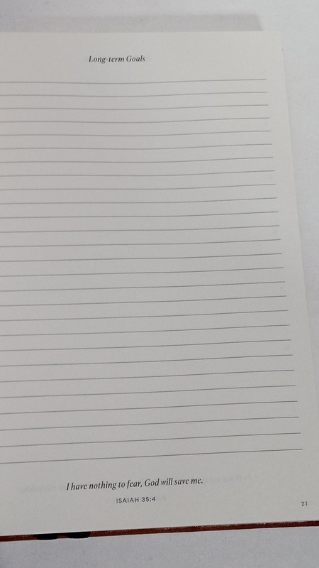 Daily Christian Planner Goal Setting Faith Journal Hardback 288 Pages gallery