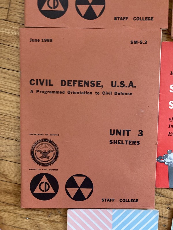 Emergency Department of Defense Office of Civil Defense 1968 lot nuclear weapons gallery