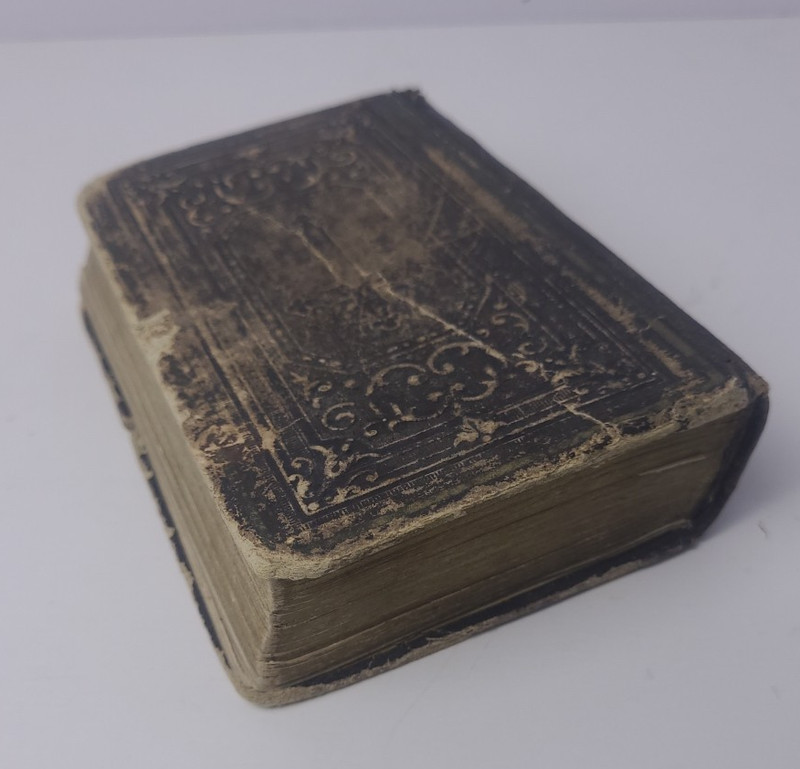 Antique German Edition "Imitation Of Christ" Leather Bound Inscribed gallery