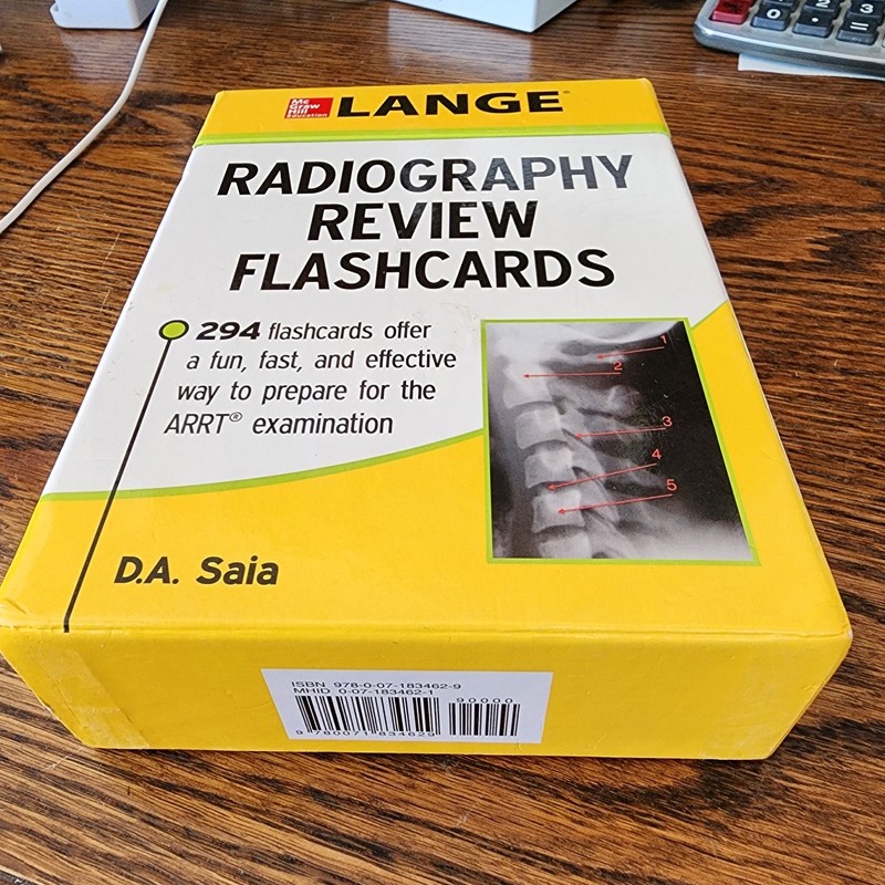 McGraw Hill LANGE Radiography Review Flashcards by D. A. Saia - 294-ct, NEW Open gallery