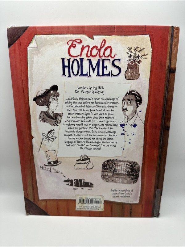 Enola Holmes : The Case of the Bizarre Bouquets by Serena Blasco (Hardcover 2020 gallery