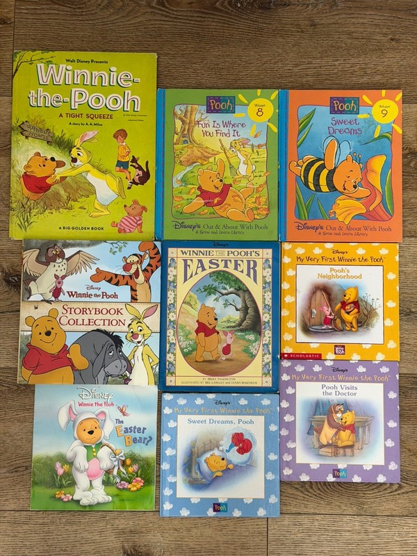 Winnie the Pooh Children’s Book Lot – 9 Books – Disney Storybooks