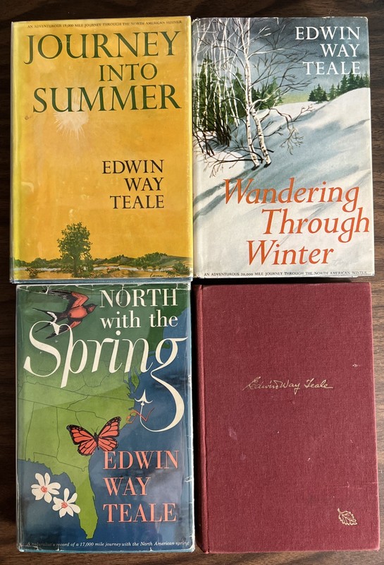Edwin Way Teale 4 Seasons Book Lot Wandering Through Winter Summer Spring Autumn