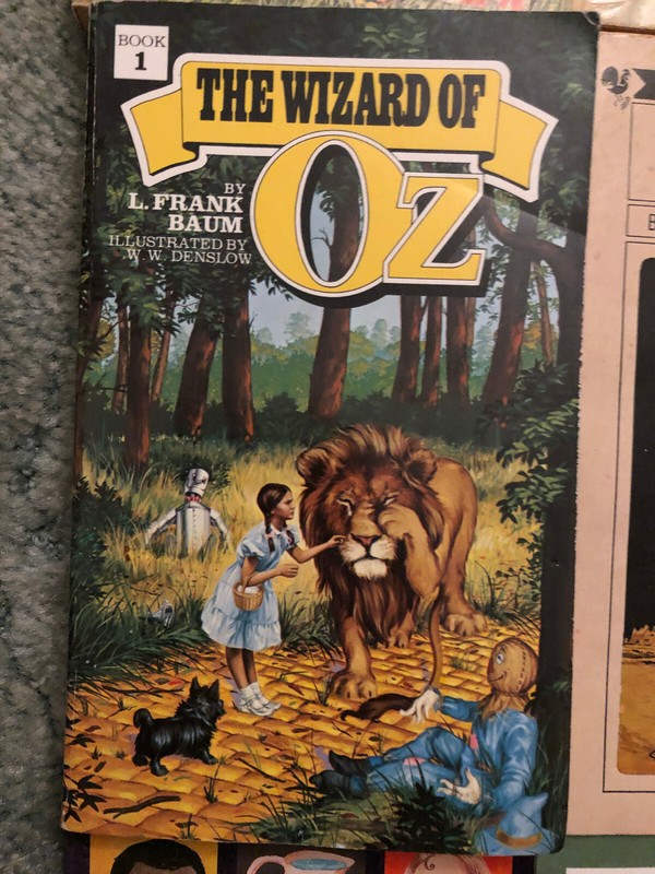 Childrens novels, lot of 9, Alice in Wonderland, Wizard of Oz, Seedfolks gallery