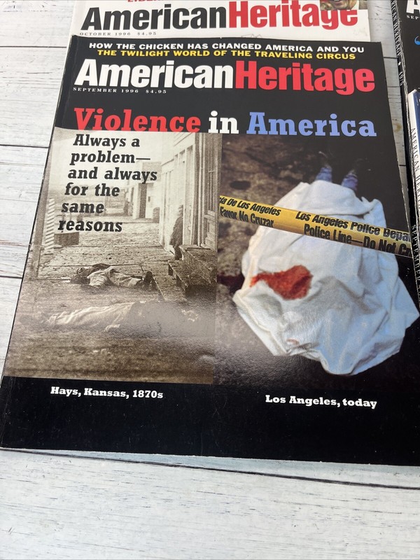 American Heritage Vintage 13 Magazine Lot 1994-1998 See List Read And Enjoyed gallery