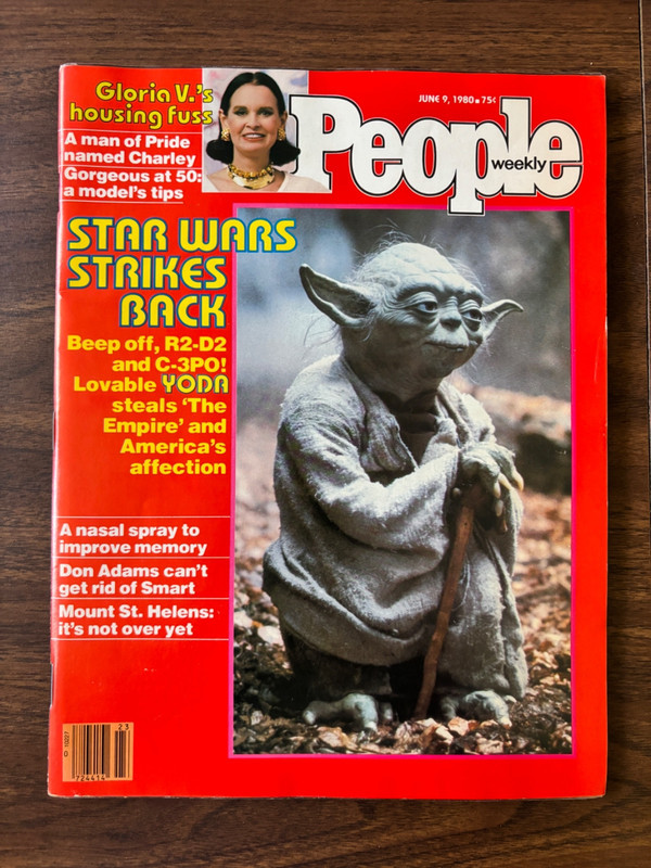 People Magazine July 9 1980 Empire Strikes Back Star Wars Yoda Oz NO LABEL