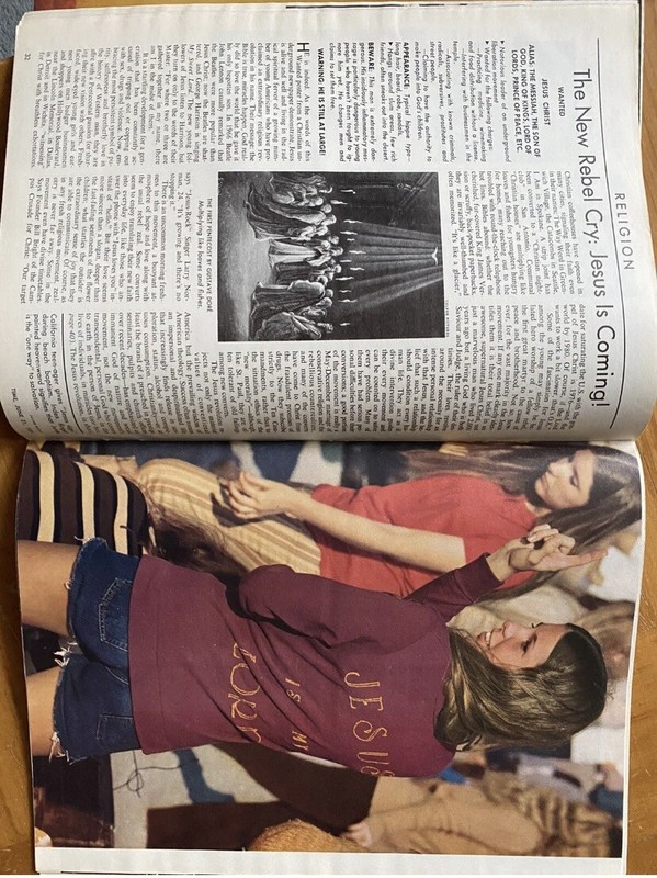 Time Magazine 1971 The Jesus Revolution Lonnie NO LABEL Rare Collectors June 21 gallery