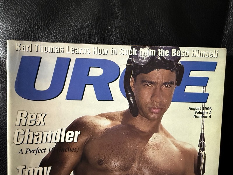 Urge Magazine 8/96 vintage gay interest male pinups