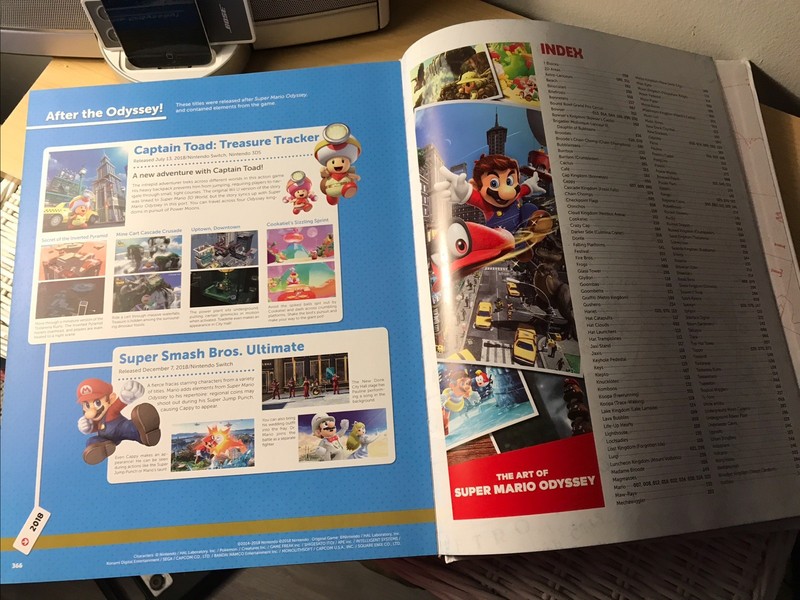 The Art of Super Mario Odessey (Like New)Huge Great Graphics And Info Nintendo gallery
