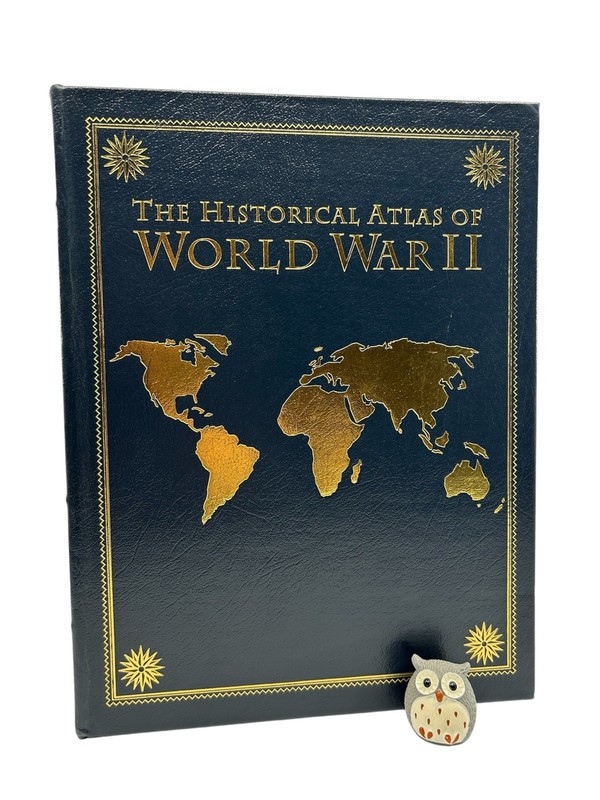 EASTON PRESS The Historical Atlas of World War II Swanston Leather WWII Maps