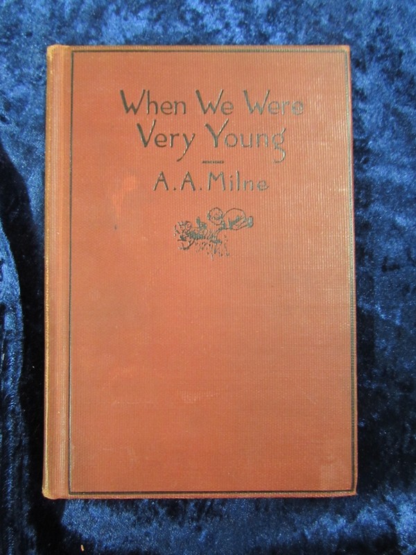 WHEN WE WERE VERY YOUNG by A. A. MILNE – E.P. DUTTON & CO 1931 – Hardback