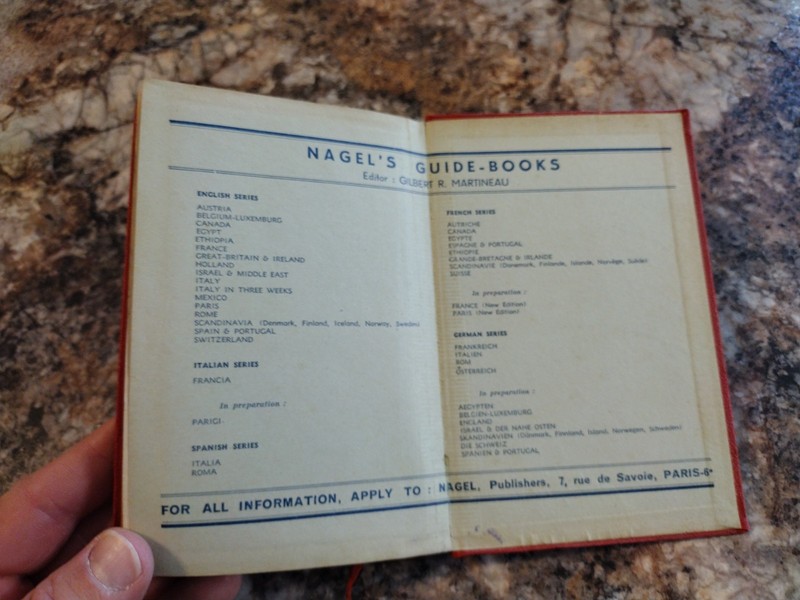 Nagel's Travel Guides Editor Gilbert R. Martineau 1952 Austria Plans Maps gallery
