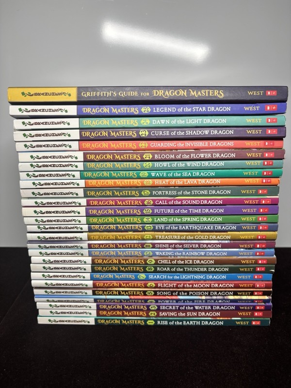 Dragon Masters Series Paperback Books Set 1-25 Plus Griffiths Guide Lot of 26 ????
