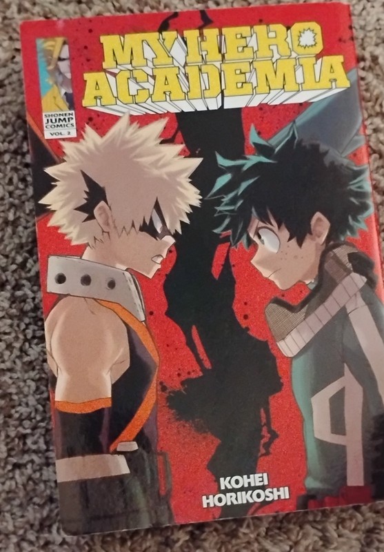 2014 My Hero Academia Shonen Jump Comic Vol 2 KOHEI HORIKOSHI Softcover Book