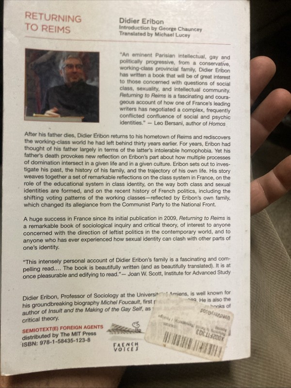 Returning to Reims (Semiotext(e) / Foreign Agents) gallery