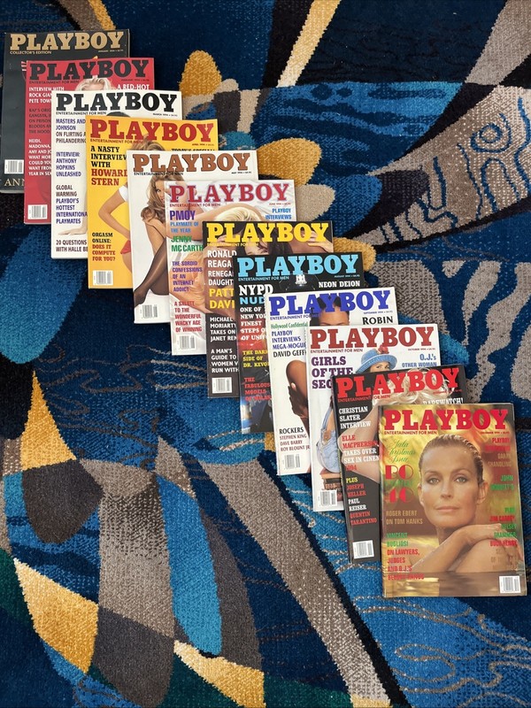 Playboy Magazine Lot 1994 Entertainment For Men All 12 Months