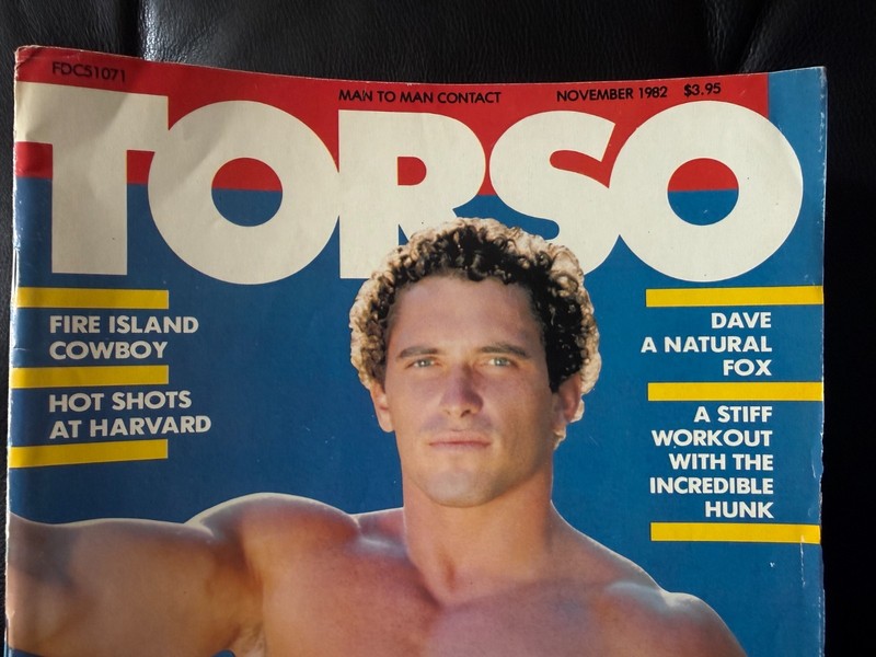 Torso Magazine 11/82 vintage gay interest male pinups