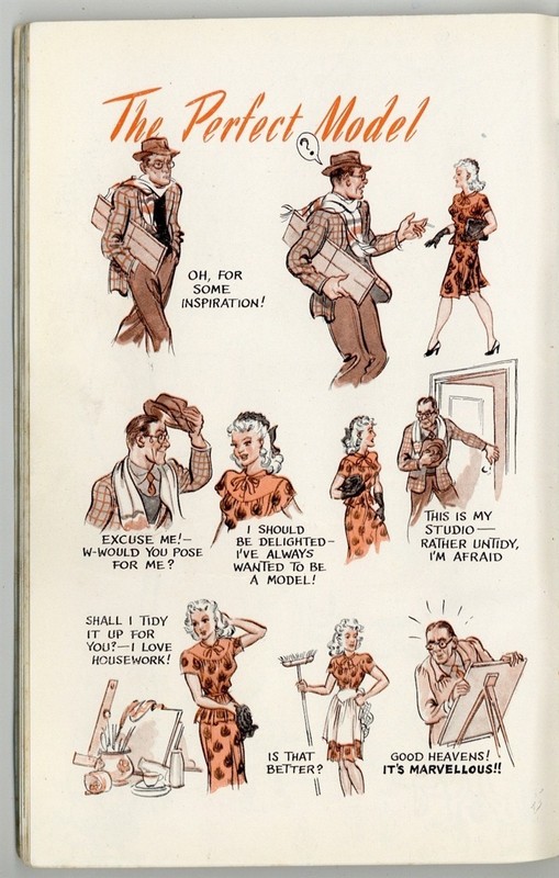Jane's Journal by Norman Pett 1946 British Comic Rylee GGA Good Girl Art M38531 gallery
