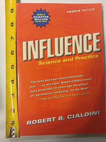 Influence: Science and Practice – Paperback, by Cialdini Robert B. – Very Good j