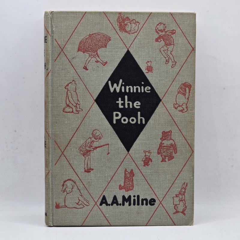 Winnie The Pooh A.A. Milne 1956 Dutton 212th Printing Vintage Hardcover Shepard