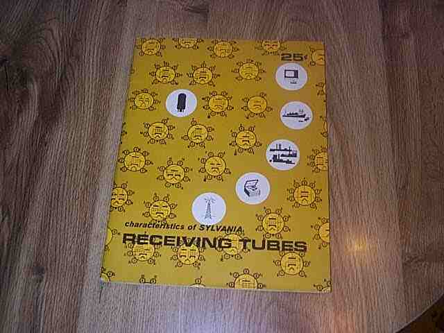Characteristics Of Sylvania Receiving Tubes PB ILLUS c1959