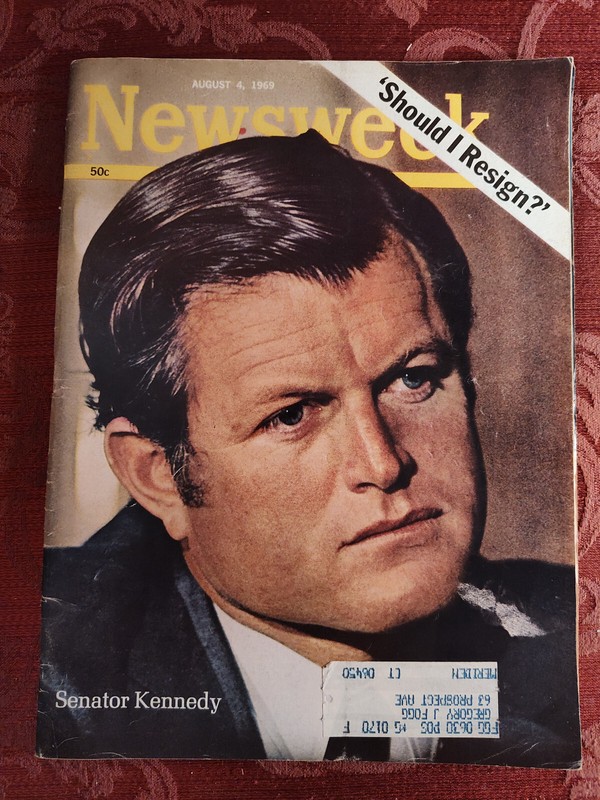 NEWSWEEK August 4 1969 Aug 69 Ted Kennedy Chappaquiddick APOLLO 11 Moon Landing
